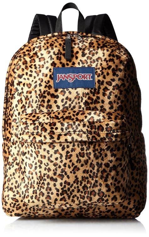 leopard backpack jansport